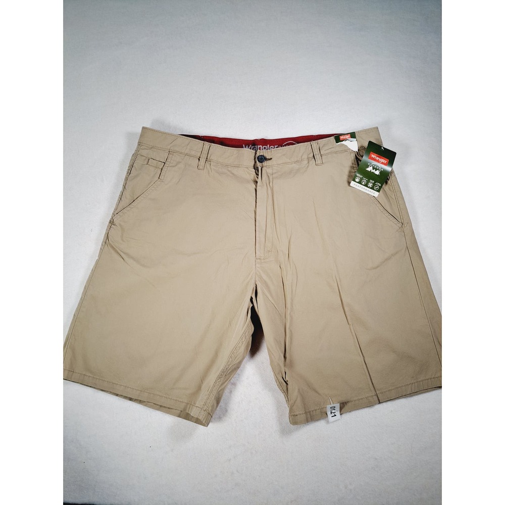 Wrangler Outdoor Men's Cargo Shorts Flex Waistband Quick Dry Tan